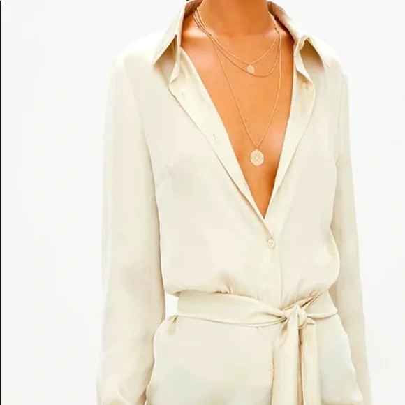 champagne satin ruched shirt dress Amazon.com: Uniexcosm 2023 Spring Dresses for Women Elegant Satin Shirt  Dress V Neck Short Sleeve Ruched Dresses with Belt Brown : Clothing, Shoes  & Jewelry